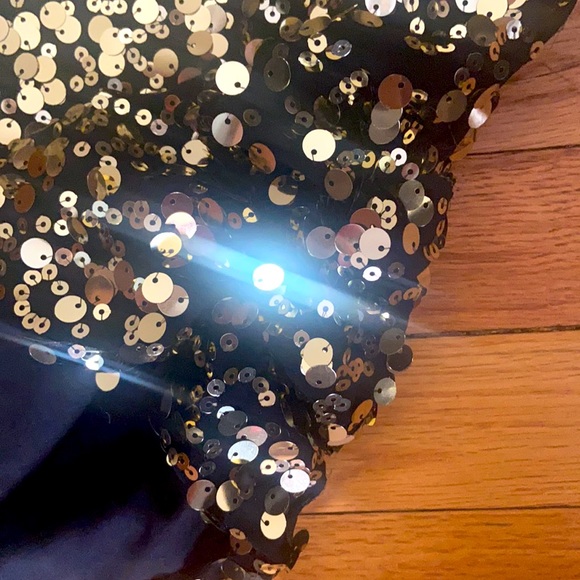 B Darlin Gold Sequin Dress - Picture 4 of 7